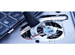 Чистка ноутбука от пыли